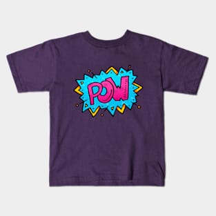 Pow comic quote Kids T-Shirt